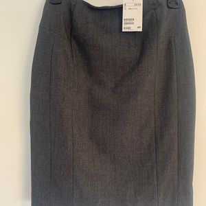 Grey Pencil Skirt Size 0-2